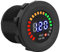 12 V Coche de la motocicleta LED Voltímetro de pantalla digital Impermeable Voltaje Volt Meter Gauge Negro Nuevo