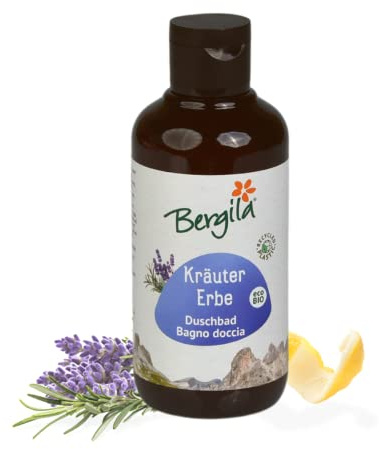 Bergila Kräuter Duschbad 200 ml ECOBIO - aus 100% natürlichen, biologischen Rohstoffen - kontrollierte und zertifizierte Qualität aus Südtirol
