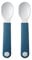 Mepal – Lernlöffel Mepal Mio – Baby Lernlöffel – Lernbesteck – Spülmaschinengeeignet & BPA frei – 2er Set – Deep blue