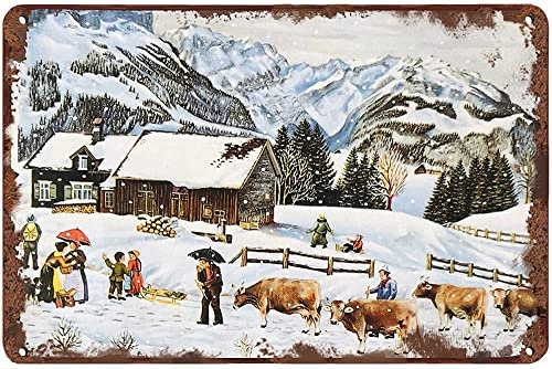 DAIERCY Vintage Blechschild Vespa Lovers Metallschild Retro Wanddekoration für Zuhause Cafés Büro Geschäft Pubs Club Schild Geschenk 20 x 30 cm Tafel Blechschild CF-41901 CF-7