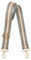 Wide Shoulder Strap Adjustable Replacement Belt Crossbody Canvas Bag Handbag((3.5CM) Grey gold)