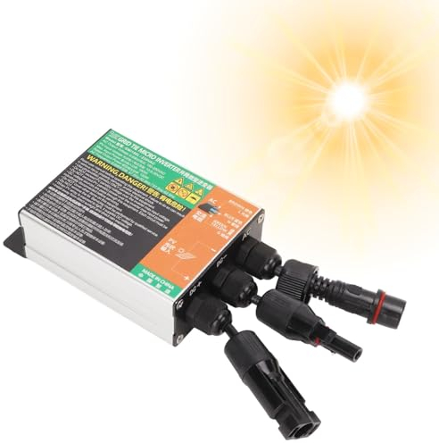 Jadeshay Micro Onduleur Solaire 120W 230V Convertisseurs Connectés Au Réseau MPPT Onduleur à Onde Sinusoïdale pour Petits Systèmes Solaires