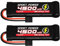 8.4V NiMH Battery 4500mAh with Traxas Connector NiMH RC Battery for 1/8 1/10 RC Car Trucks Remote Control Vehicles LKW Buggy Boats (2 Packs)