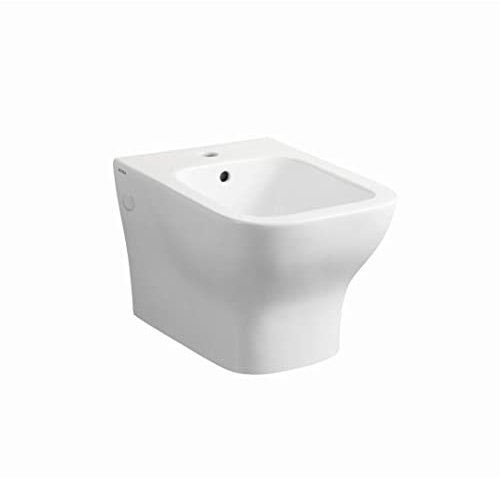 Kiamami Valentina - Bidet ad installazione sospesa in ceramica bianca collezione Swing
