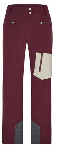 Ziener Damen THOLINE Ski-Hose/Freeride | PFC frei, Wolle, wattiert, Velvet red, 38