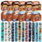 24 Pcs Party Mitgebsel Set, Kinder Slap Armband + Geschenkboxen für Mitgebsel aus Pappe, Mitgebselbox mit Tragegriff, Kinder Piraten Armbänder. Kinder Geburtstag Party Mitgebsel für Jungen und Mädchen