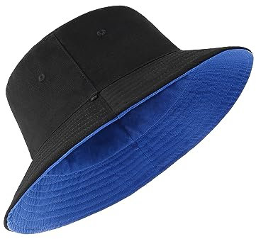 Zylioo Cotton Bucket Sun Hats Double Sided Hats Cap Reversible Fishing Hat Fisherman Hat for Men Women