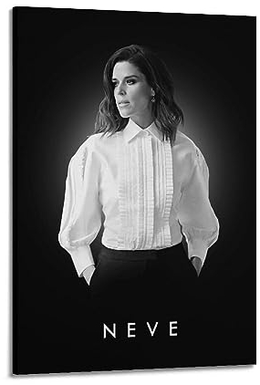 VZRSQZK Schauspielerin Neve Campbell Poster, dekoratives Gemälde, Leinwand-Wandposter und Kunstdruck, modernes Familienschlafzimmer-Dekor-Poster, 60 x 90 cm