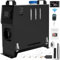 TUOKE 12V 5KW Diesel Air Heater, 5000W All in One Parking Heater Kit with Remote Control Silencer and LCD Display, Fast Heating, for RV Truck, Motorhomes, Boat, Bus, Car Trailer (Black)
