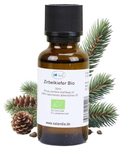 Sala Zirbelkieferöl Zirbenöl Aroma ätherisches Öl naturrein BIO 30 ml