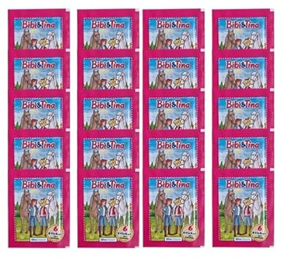 Blue Ocean Bibi und Tina Sticker (2024) – 20x Stickertüten je 6x Sammelsticker