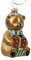 Kaemingk Christbaumschmuck Kunststoff 11cm - Teddy Bär Figur zum Aufhängen - bruchfest - Weihnachtsbaum Anhänger für Weihnachten - Christbaumanhänger & Weihnachtsbaumschmuck - Wald Tiere Braun