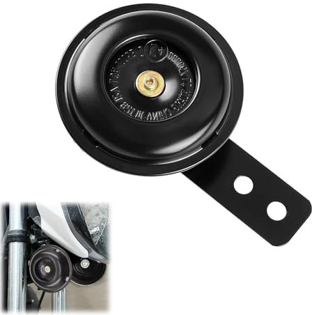 Signalhorn Hupe 12V Laut, Universal Horn für Roller, Motorrad, Dreirad, Auto, E-Scooter - Extrem Laut 105db Wasserdicht