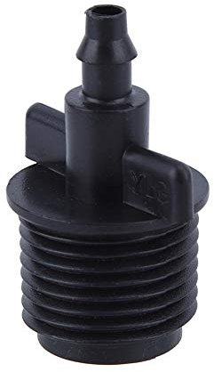 ANKROYU 10 Stück 1/2 Zoll Schlauchadapter, Kunststoff-Kapillarschlauch-Adapter, Tropfbewässerungsrohr-Anschluss für 4/7 mm Tropfbewässerungsschlauch