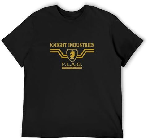 Handmade Noodles Knight Rider Retro 80S Tv Tele Show Kitt Car Classic Breathable T Shirt Black 3XL