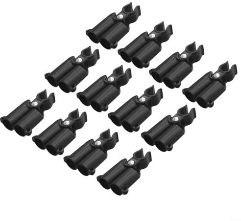 Kletterpflanzen-Halterungs-Set, 12 Stück, Garten-Spalier-Clips für Tomatenwachstum (20 mm)