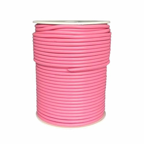 WOFDALY PVC Schweißdraht Kunststoff Schweißdraht Kunststoff Schweißstäbe 70M/Rolle für Handwerk Durchmesser 4Mm,Rosa