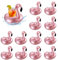 Aufblasbare Getränkehalter Flamingo,12 Stück Getränkehalter Pool Flamingo,aufblasbare Getränkehalter Set,aufblasbares Pool Getränkebecher für Sommer Beachparty Pool Hawaii Party (B)