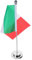 OFFSCH Bandiera Piccola Da Tavolo in Poliestere Mini Bandiera Italiana Con Supporto Decorazione Per Feste A Tema Italiano Bandierine Da Tavolo Set Di Bandierine
