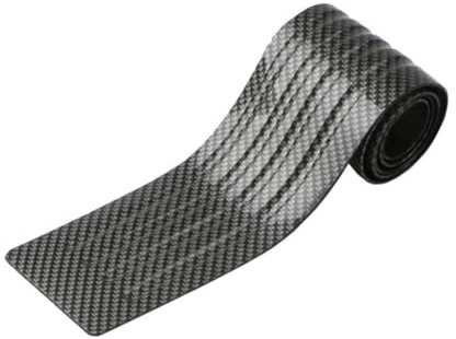 UGIUTLVY Stoßstangenschutz aus Gummi Für VW T6 T6.1 Transporter 2015-2024, Selbstklebender heckstoßstangenschutz, Schwellerschutz Kofferraum, Kratzfest Zubehör,Carbon Fiber Look-104cm