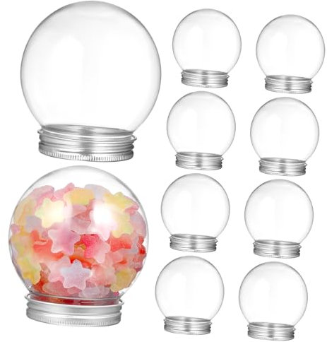 HAMPPLIES 10stücke Glühbirnenflasche Aus Pet Und Aluminium Transparent Befüllbar Für Party-dekoration Geschenke Milch Und Saftgetränke Auslaufsicher Robust Und Praktisch