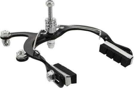 JOINPAYA C Brake Caliper Bicycle Rear Brake Kit Black Thickened Steel Mountain Bike Parts Replacement for Folding and Road Bikes