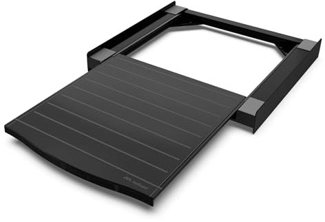 Meliconi - Kit di sovrapposizione universale TORRE DARK - ripiano scorrevole - Lavatrice asciugatrice - Anti-vibrazione