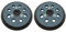 KEALLANS 2X Patin de Ponçage de Remplacement pour Ponceuse à Crochet et Boucle de 5 Pouces 8 Trous pour Ponceuse pour BO5010, BO5030 / K, BO5031K, BO5041K, XOB01Z