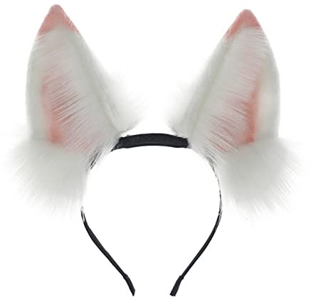 WLNEXT Wiederaufladbarer Haarreif für Cosplay, elektrisch, bewegliche Ohrform, Anime-Charakter, Ohr-Kopfschmuck, Ostern, Party, Stirnband, Unisex