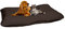Elegant Hundekissen Maxy, Braun, 60x100cm