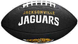 Wilson Unisex-Youth MINI NFL TEAM SOFT TOUCH FB BL JX American Football, BLACK,