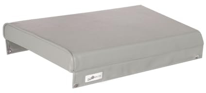 Oceansouth Sitzbank Bootskissen (Grau, Länge 600mm - Breite 300mm) bierbankauflagen sitzkissen Bank bankauflage gartenbank Auflage Polster sitzkeilkissen hängesessel Kissen Outdoor schaumstoffmatte