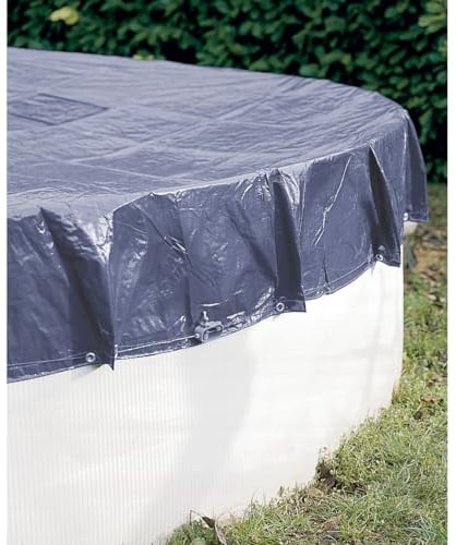 WERKA PRO Bâche de Protection 140g/m2 pour Piscine Hors Sol Ronde Bâche Ø 4,20m pour Piscine Ø 3,60m