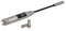 CARTREND 10504 Antennenstab Aluminium mit Gewindeadapter für alle gängigen vorhandenen Dach-Anschluss-Sockel 18 cm, chrom, silber/schwarz