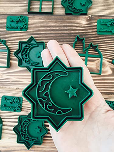 Keksausstecher Hayırlı Bayramlar Elpaton Hayırlı Bayramlar Stempel, Moschee, Mond & Stern.