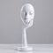 FUFRE Skulptur Deko, Abstrakte Kunst Statue, Maske Figuren Nordic Abstrakte Kunst Schmuck Kreative Dekoration Büro Eingang Skulptur Geschenk (Weiß)