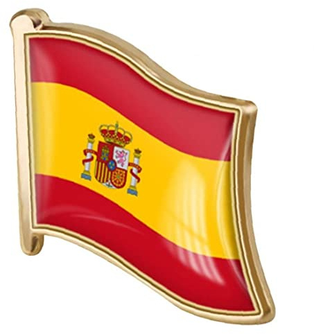 Ayrsjcl 1pc Metal Sapa Pin Bandera España Pin Badge Broche Insignias Nacionales
