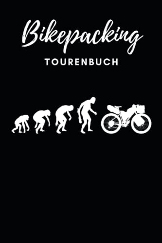 Bikepacking Tourenbuch: Fahrradtouren Logbuch zum selber Ausfüllen - Ideal für Bikepacker, Radsportler und Fahrrad Fans - Radtour Notizbuch Tagebuch Im praktischen A5 Taschenformat