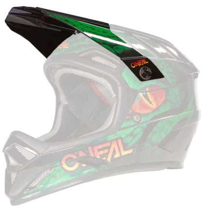 O'NEAL | Ricambi Mountain Bike | MTB Motocross | Visiera di ricambio per il casco BACKFLIP VIPER V.23 | Visiera di ricambio per il casco BACKFLIP VIPER V.23 | Nero Verde | Taglia unica