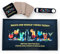 ShopQuality4U Personalise Cocktail Bar Runner Mat, optional: Matching Bottle Opener, Drinks Coasters, Gift Set | Beer Gifts Home Bar Accessories for Pub Bars Man Cave Him Her Gin Oclock
