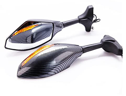 Motorradspiegel Mit LED-Blinker Für Suzuki Für Honda Für Yamaha Für Kawasaki Motorradspiegel