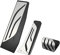 X AUTOHAUX 3-teiliges Gaspedal- und Bremspedalabdeckungs-Set für BMW 1 2 3 4er F20 F21 F22 F23 F30 F31 F32 F33 F34 F36 Metallgummi Silberfarben Schwarz
