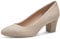 s.Oliver Damen Pumps mit Blockabsatz Vegan, Beige (Nude), 36