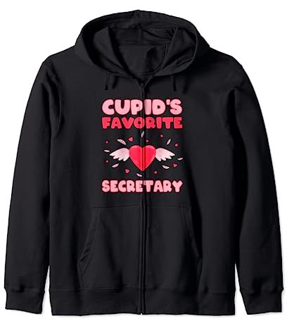 Amors Lieblingssekretärin Valentinstag für Sekretär Kapuzenjacke