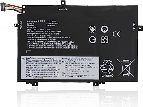 AKKEE L17L3P52 01AV463 Laptop battery for Lenovo ThinkPad L480 L490 L580 L590 L14 Gen 1 Gen 2 L15 Gen 1 Gen 2 Series L17C3P52 01AV466 L17M3P53 SB10K97610 SB10K97611 01AV464 L17M3P54 01AV465 11.1V 45Wh