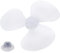 Reemplazo de plástico transparente de 3 hojas para ventilador de pie de 12 pulgadas con ventilador de pie. Aspas de ventilador de 3 hojas