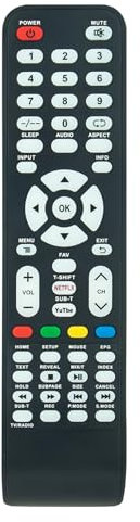 AULCMEET Fernbedienung Ersatz passend für Level TV HD8239 HD8332 HD8333 HD 8239 8332 8333