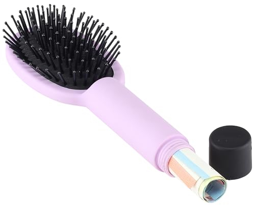 Evergreen Labs Haarbürste mit Geheimfach – Kleines Geldversteck, Schlüsselversteck nur für kleine Schlüssel, Unauffällige Spardose für Wertsachen – Dosensafe – Versteckter Safe – Strandsafe – Rosa