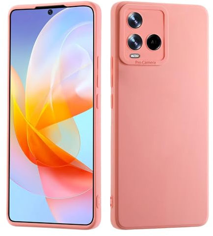 LENGRACE Hülle für Vivo Y33S 4G/Y21 2021/Y21S 4G Weiche Silikon Hülle,Premium Silikon Case für Vivo Y33S 4G/Y21 2021/Y21S 4G Stoßfest TPU Kratzfest Ganzkörper Schutzhülle Handyhülle-Rosa