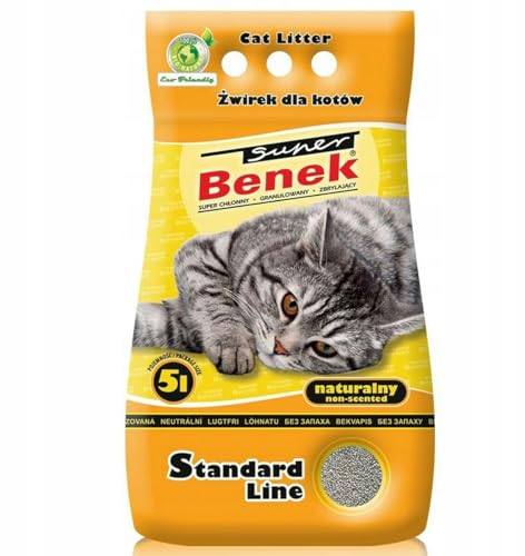 Super Benek Katzenstreu Standard Natural 5 L